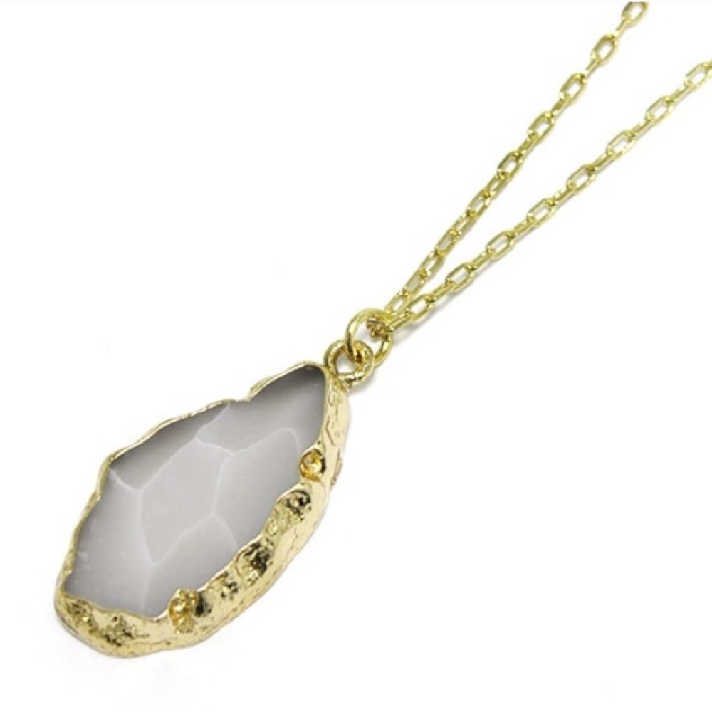 LAST ONE ! Crooked Stony Long Necklace - Picture 3 of 4